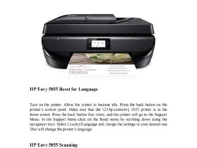 Cara Reset Print HP ENVY 5055